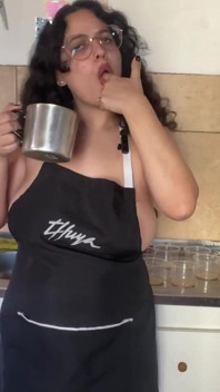 Cooking with Little Clothing