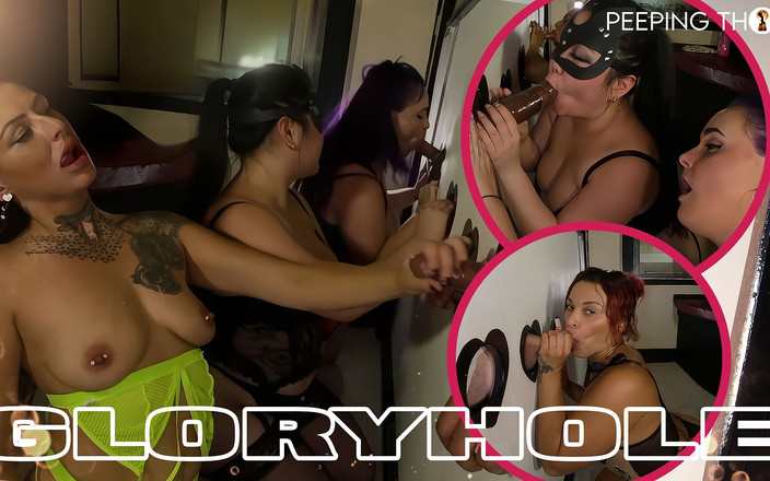 PeepingThom: Public Glory Hole Series - Kali Kreme Louise Ivy Peggy