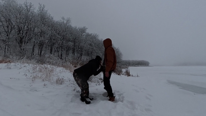 Mya Lane: Złapany 3 Razy Jebanie Na Zewnątrz