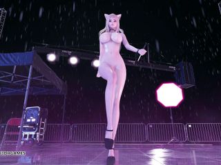 3D-Hentai Games: [MMD] Hyolyn - Dites mon nom Ahri, danse nue, ligue des...