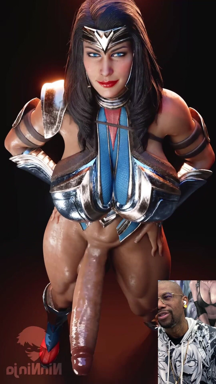 L6RD7BLU3 FUTA: Трансгендерна чудо-жінка махає своїм смачним вологим членом перед твоїм обличчям