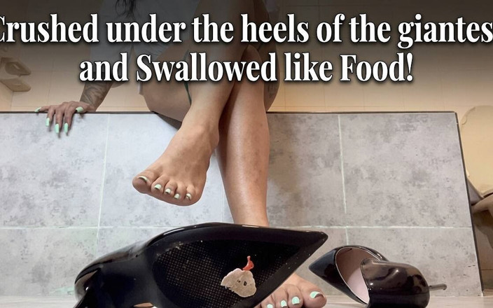 JessieRoss: Crushed Under the Heels of the Giantess and Swallowed Like...