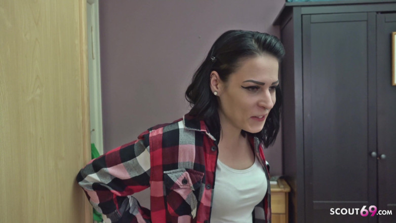 Scout69: German Stepsister Marie caught step-bro masturbating