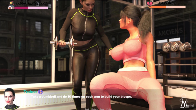 Snip Gameplay: Istri bosan 4 ms moore bosan dan pergi ke gym dan...