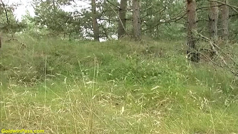 Goldwin pass: Sweet beauty skinny long legs German teen wild outdoor fucked