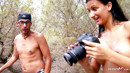 Full porn collection: 야외에서 따먹히는 거유의 금발 십대 Milya