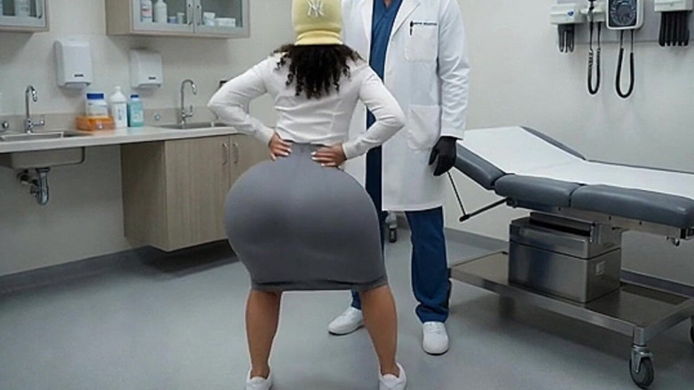 Animate golden: Petite Big Ass Secretary Teasing in Tight Office Outfit