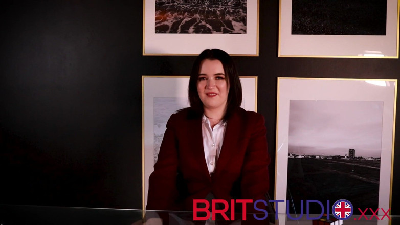 Brit Studio: Teen college girl: stockings &amp; feet JOI