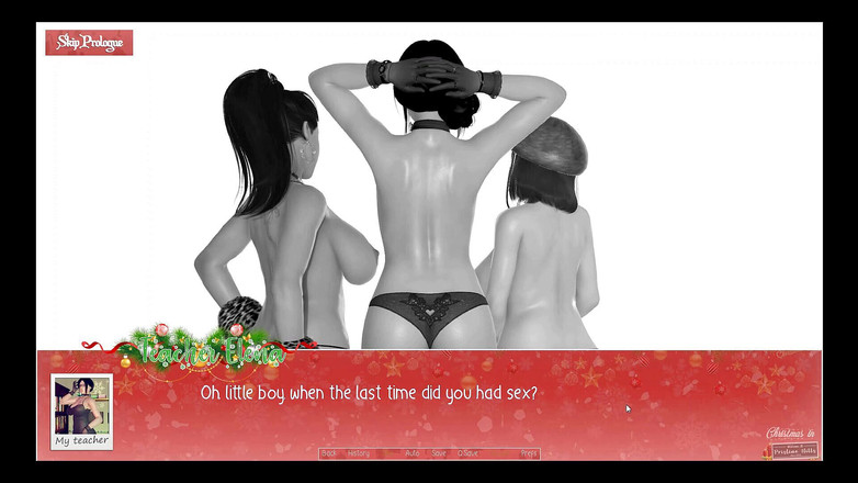 Cumming Gaming: Бесконечное Рождество [Xmas хентай порноплей] Эпизод 3 Воспоминания от траха проклятых монахинь в церкви