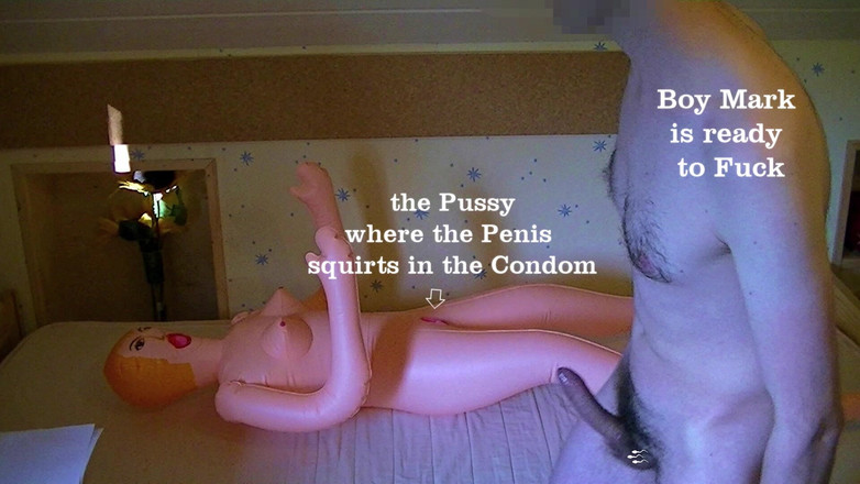 Mark Hannes: Sexdoll condoom neuken masturbatie