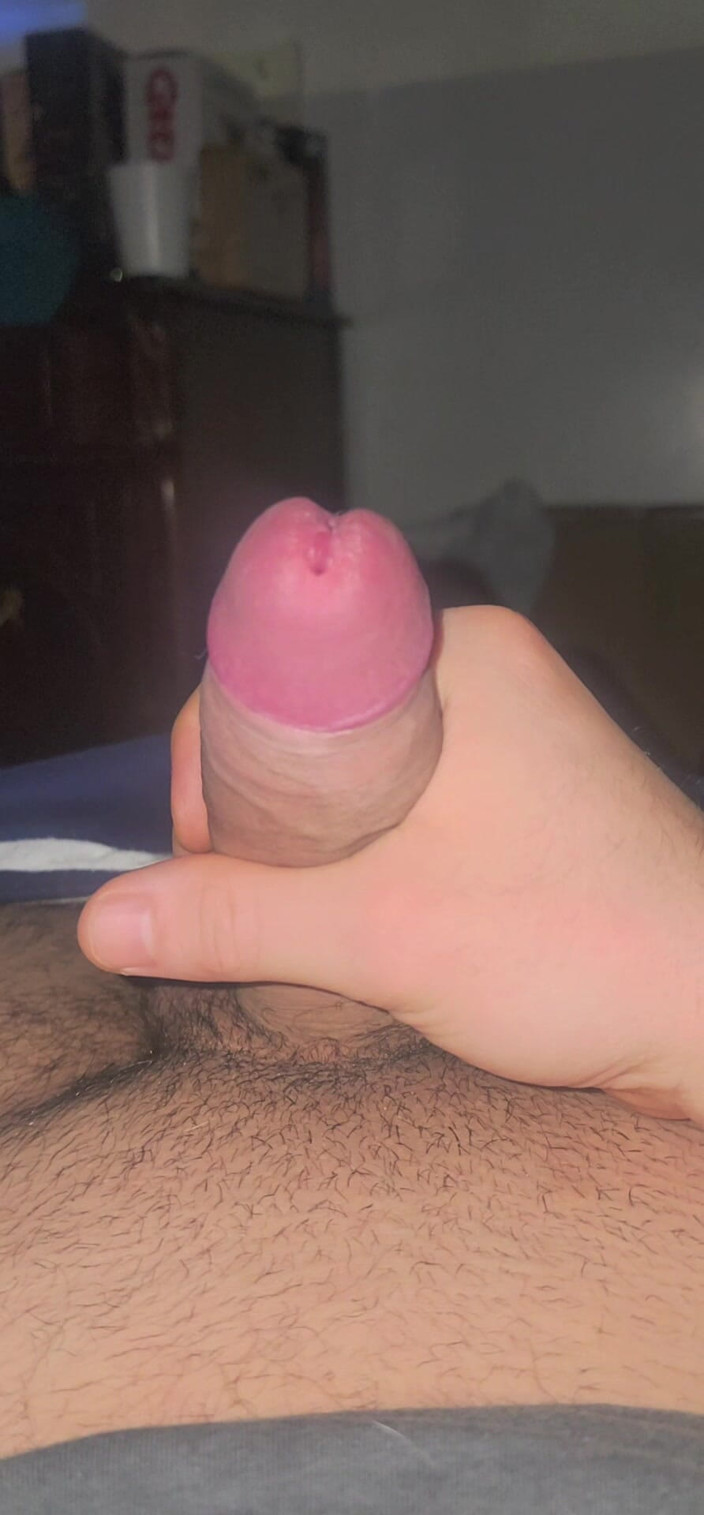 FootAijin: Horny Teen Stroking Perfect Hard Cock and Cums