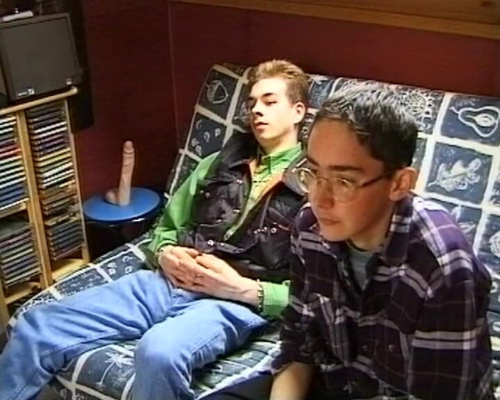 Gay 90's Vintage Porn: 欲望の男性のスキンコンタクト#4