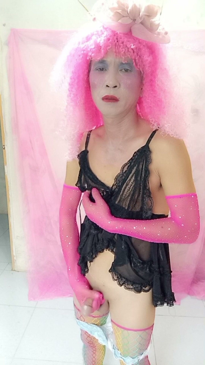 nguyen dang thien tri: 자지를 찌르는 섹시한 옷을 입은 Oanh Le Transgender