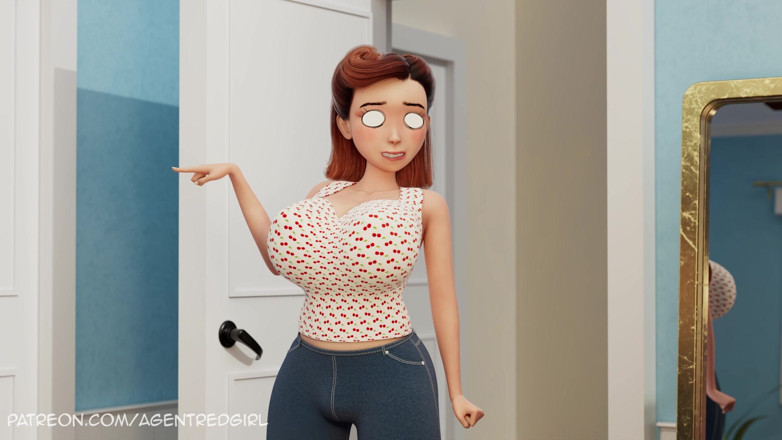 Agent Red Girl: Fairy PAWG stiefmoeder 2 - Birdie maar groter!
