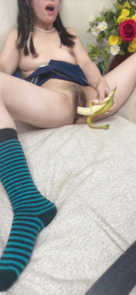 Amazing Real Banana Fucking Hana Pussy so Sweet Video