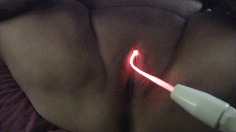 Vibra King Video: Chastity takes the violet want to her pussy close up