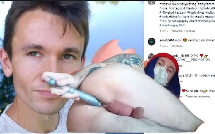 SexyBoyGay2023: Plachý Gay si koupil obrovského terminátorského ptáka v sexuálním obchodě...