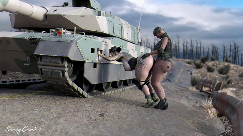 Sassy Comics Trans: WarzoneフロントラインのコマンドアナルファッキンPOV - Sassycomics