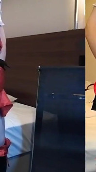 Anale masturbatie met een dildo
