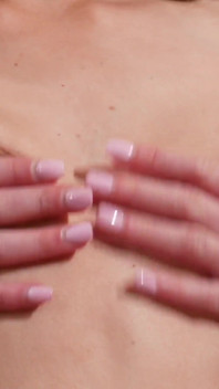 Slender teen Nadia Noja gives jerk off instructions