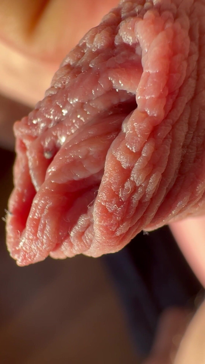 Nalekhome: Macro natte voorhuid lul