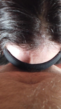 Deep Throating MILF Sub Slut Whore Gags and Drools Over Cock Till She Is Rewarded with a Facial in Bondage