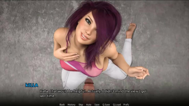 Visual Novels: WVM stars university part 24 - gagged my giant cock
