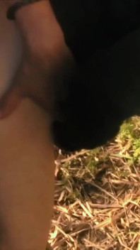 Outdoor and my dick hard