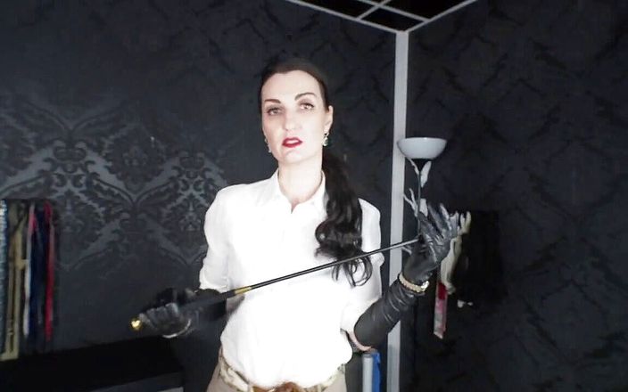 Lady Victoria Valente: JOI game for my stable boy: kiss my jodhpurs ass...
