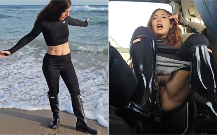 dafnedenoch: Stivali sulla spiaggia d'acqua