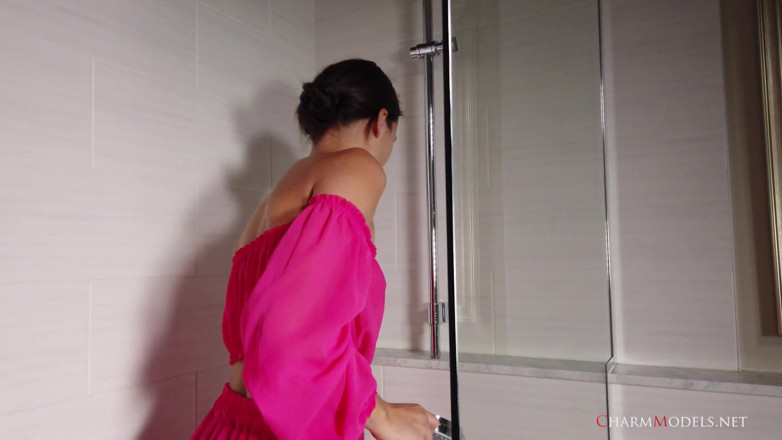 CharmModels: Anna`s Shower Dreams with a Transparent Dress