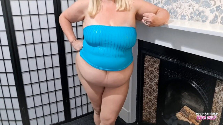 BBW_Wife: Auntys Big Tits in Your Face - Amateur BBW MILF GILF...