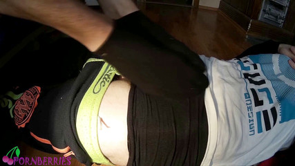 Ethan Alex: 흑인 쪼이는 발목 양말을 신은 트윈크 풋잡