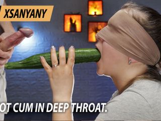 XSanyAny and ShinyLaska: Hot Cum in Deep Throat