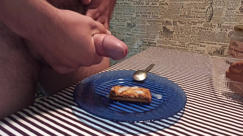 Kinky Guy: Еякуляйте на печиво і з'їжте власну сперму, насолоджуйтеся сніданком!