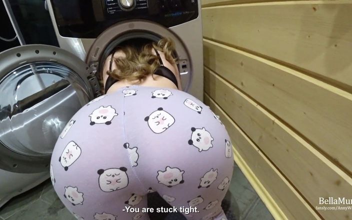 Anny Walker: Sexy Babe Stuck in the Washing Machine and Fucked - Anny...