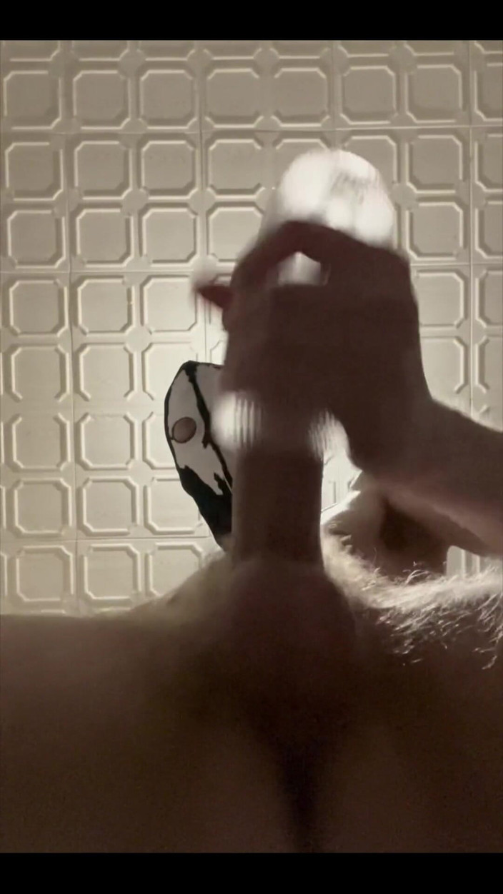 Johnny69227: 7 Inch (18cm) Hot Cock Owned by a Masked Slim Twink....