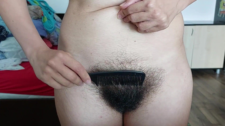 Amateur_MS: Hot Stepmom Shower Hairy Pussy, Hairy Ass, Big Ass, Big...
