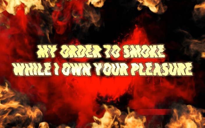 Goddess Misha Goldy: Mi orden de fumar mientras poseo tu placer