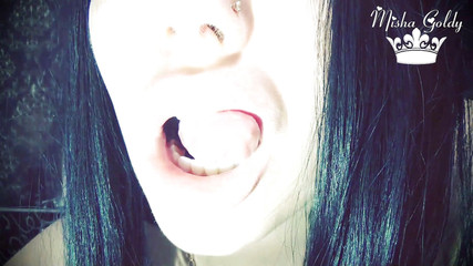 Goddess Misha Goldy: ¡Hice mis labios aún más grandes! Labios más grandes - ¡correrse más...