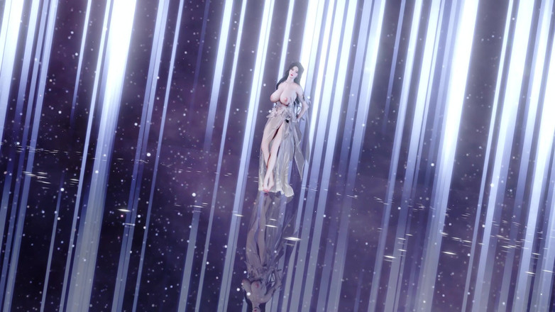 MikuMotion: Starověký styl; Hanfu; Erotický přitažlivost; Chvějící se prsa; Bosé nohy