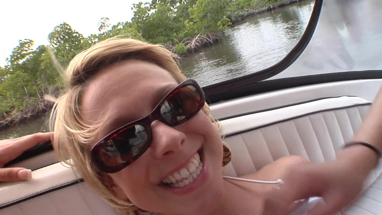 Naughty Girls: Majestic girls on a boat enjoying each other