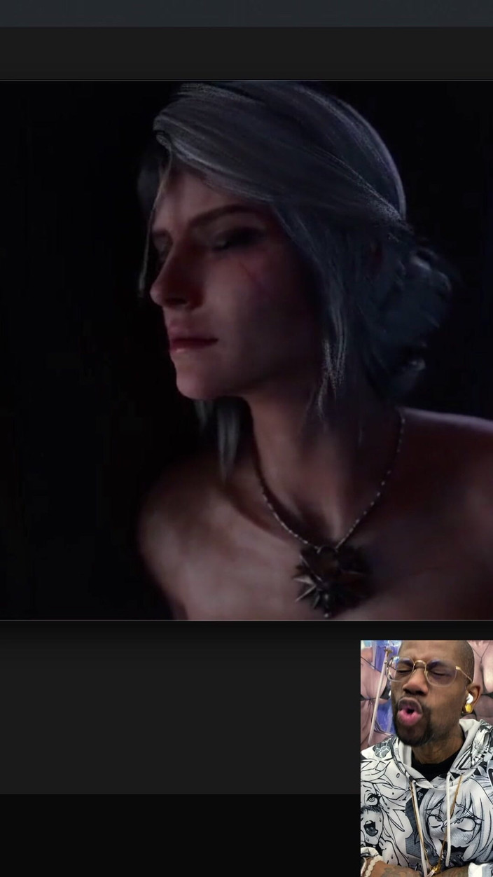 L6RD7BLU3 FUTA: Трансгендер Ciri молча, когда она улыбается тебе