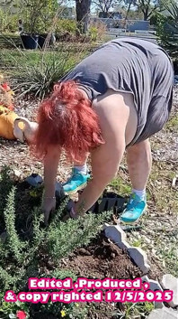 Nurse Vicki Is Sweating in the Garden