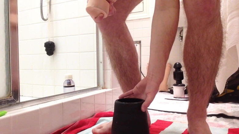 Turtlewax: Anaal plezier - spelen met mijn kontgaatje in de badkamer