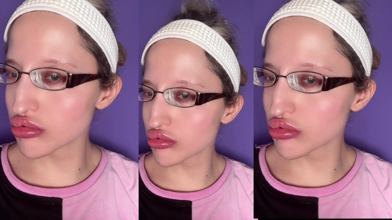 FinDom Goaldigger: Bombea un plug pout bimbo transformación para lip Obsession Clip...