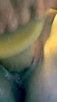 Verbal Squirting for Stepdaddy on Huge Dildo