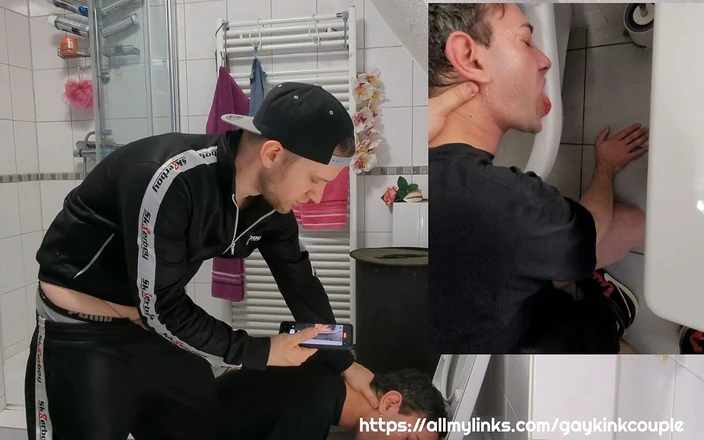 GayKinkCouple: 내 서브를 위한 오줌