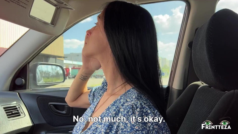Frintteza: Stepmom makes a DeepThroat to Stepson in the car to...