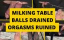 Mistress BJQueen: Milking Table Ruined Orgasms Session